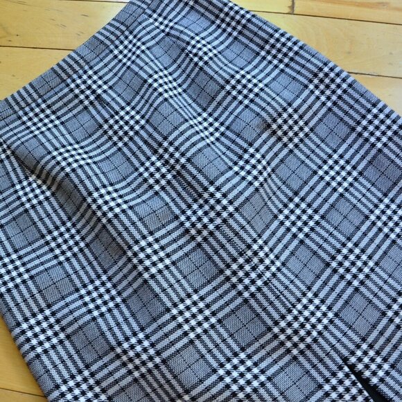 Michael Kors Collection Plaid Wool Skirt Size 4 - Picture 2 of 10